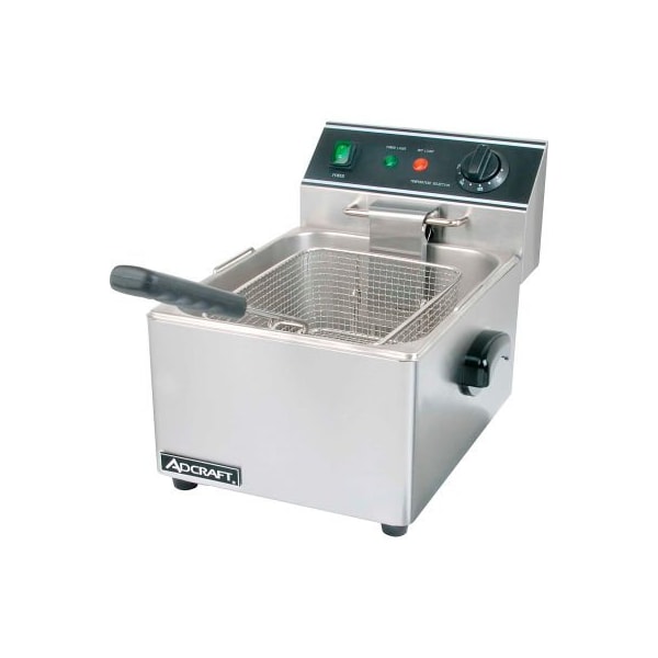 Admiral Craft Equipment. Adcraft Countertop Fryer, Electric, Single